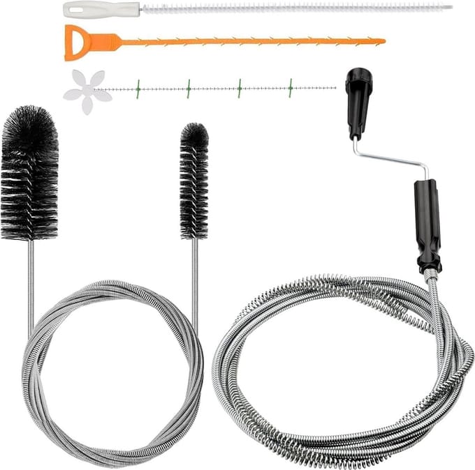 Solidchoice - 5 Stuks Drainreinigers Spiral voor Efficiente Afvoerreiniging