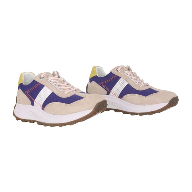 Gabor rollingsoft sensitive 26.914.33 - dames rollende wandelsneaker - Beige - maat 37.5 (EU) 4.5 (UK)