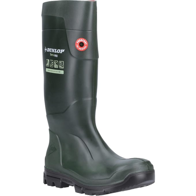 Dunlop Volwassen uniseks Terra Pro Wellington Laarzen (Groen)
