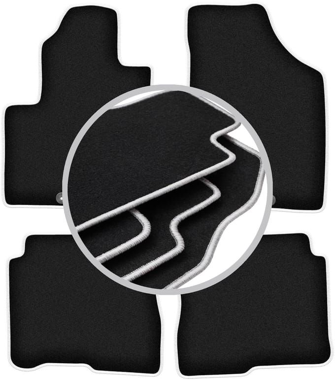 CARLUX-SILVER automatten voor: Hyundai SantaFe II SUV (2006-2012)