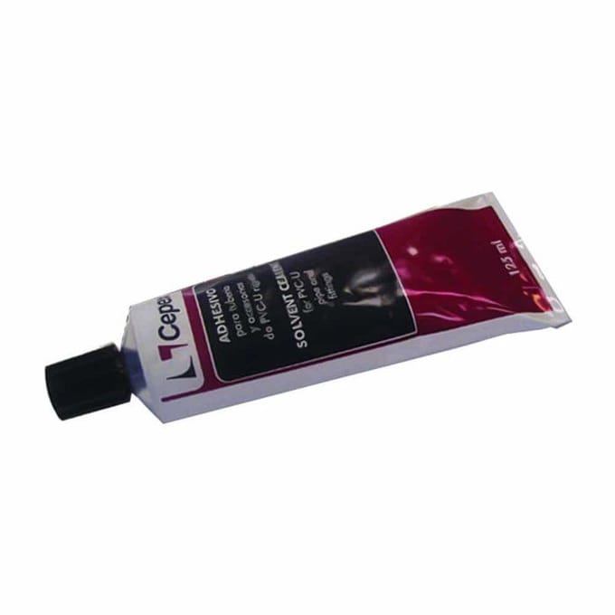 Colle PVC-U 125ml pour Tuyaux PVC avec Adhérence Maximale et Résistance Chimique