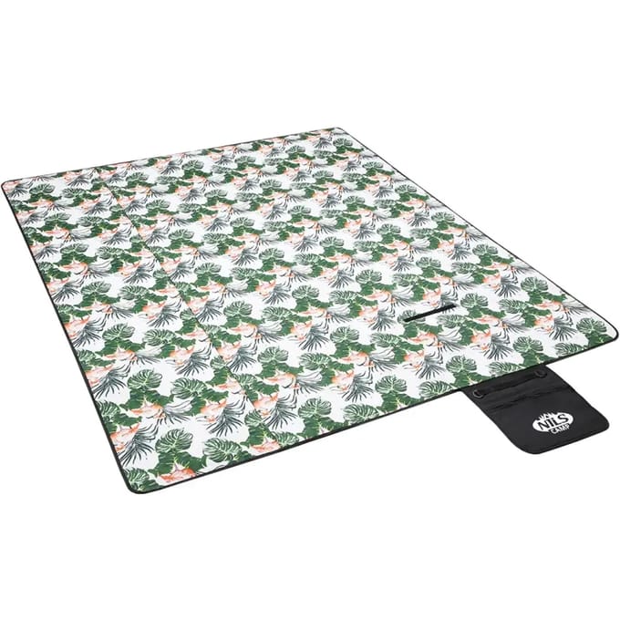 Nils Camp NC8008 - Picknickkleed - 220x200 cm - Bladontwerp - Waterbestendig