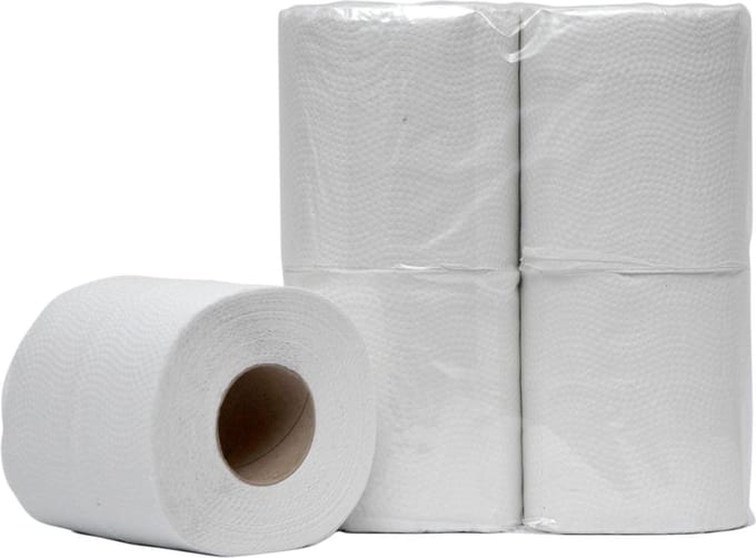 Toiletpapier Flushable Cellulose 2-laags 200 Vel 48 Rollen (50629-1)