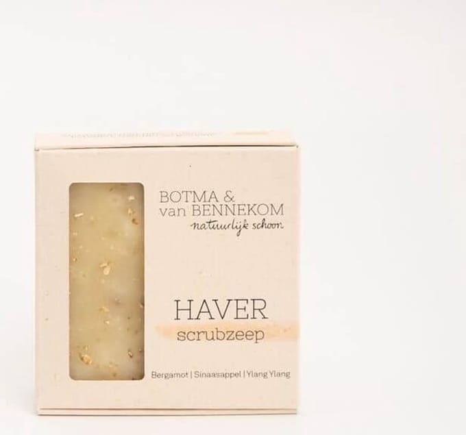 Botma & van Bennekom - Haver scrubzeep - Bergamot Sinaasappel - Natuurlijk & vegan