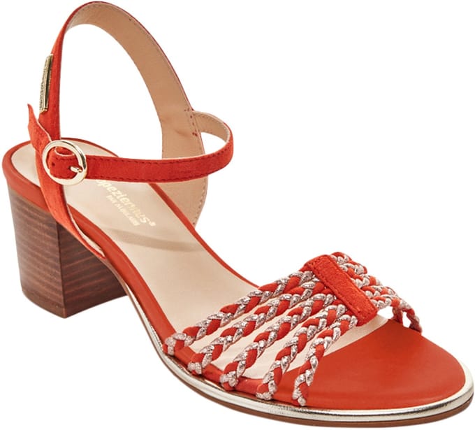 Lania leren sandalen met hak