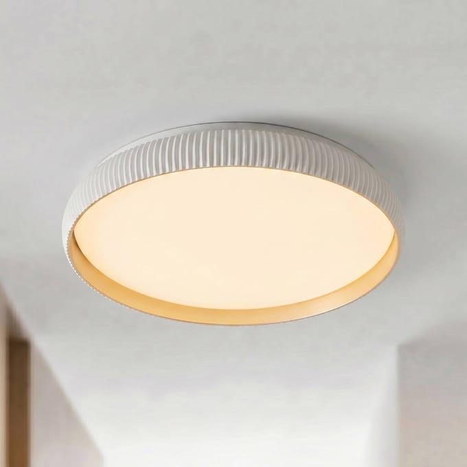Lindby LED plafondlamp Jovian, wit, Ø 40 cm, CCT, dimbaar