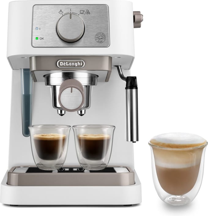 De Longhi EC260.W - Pistonmachine - 1100W - 1 L - roestvrij staal