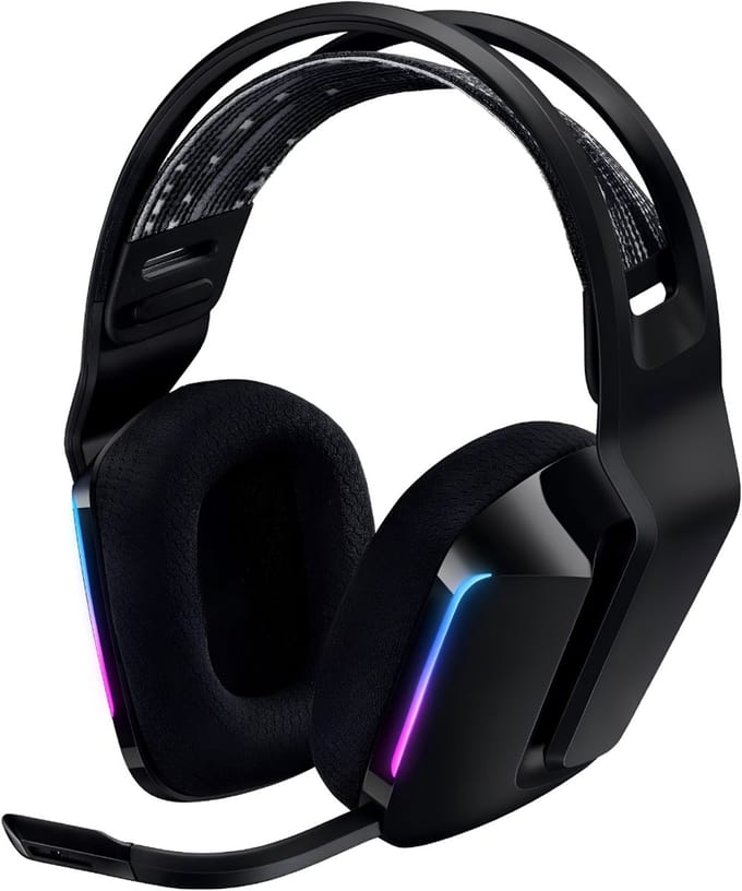 KAD® Game headset draadloos - Headset - Game headset - Gaming headsets - Zwart - 18cm x 19cm x 9cm