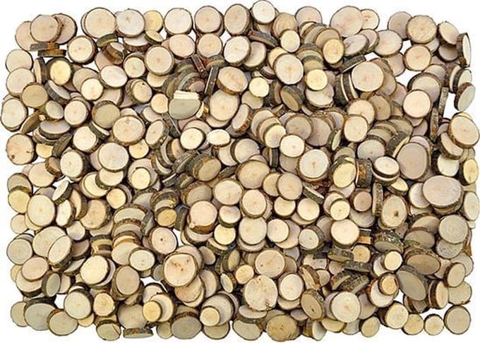 Eduplay houten knutsel schijven 1 kg - creatief speelgoed en decoratie.