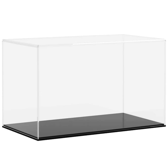 vidaXL - Vitrine - transparant - 31x17x19 - cm - acryl