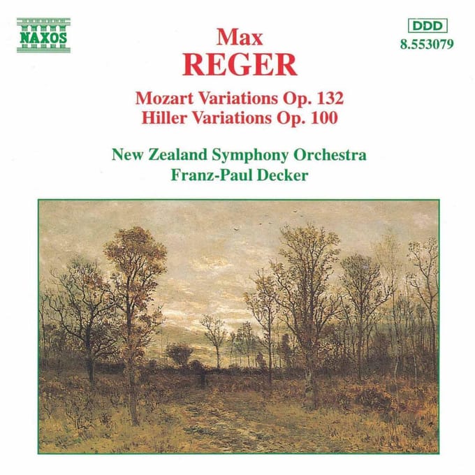 New Zealand Symphony Orchestra, Franz-Paul Decker - Rger: Mozart & Hiller Variations (CD)