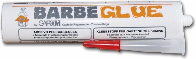 Sarom Fuoco - Hittebestendige Kit - Voor betonnen barbecues - Tube