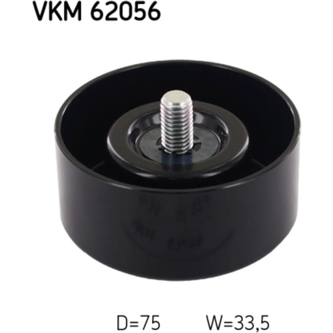 Rondsel/geleiderpoelie, V-riem SKF VKM 62056