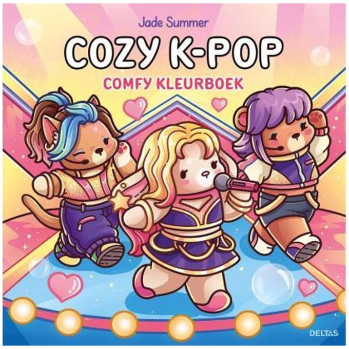 KPop Demon Hunters Cozy -Pop - Comfy kleurboek Jade Summer Kleurboeken
