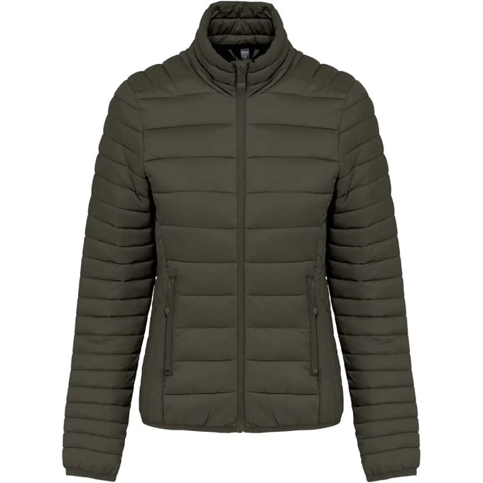 Kariban Ladies' lightweight padded jacket K6121 - Dark Khaki - M