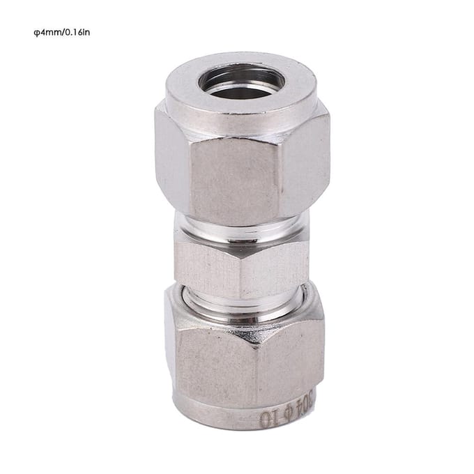 Luchtslangconnector Rechte Type 304 RVS Pneumatische Fitting 4mm6mm8mm10mm12mm10mm