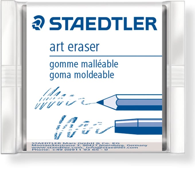 Kneedgum staedtler grijs | 18 stuks