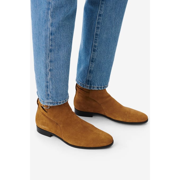 IRO Paris Johd Suede Low Boots Beige Größe: 44 | Stiefel Outlet | Herren | Braun