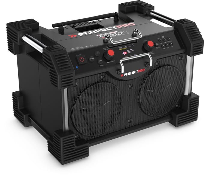 PerfectPro ROCKHART 18V - Multi Battery 18 systeem - FM / DAB+ - Bluetooth - USB - IP44 - RH4-18V