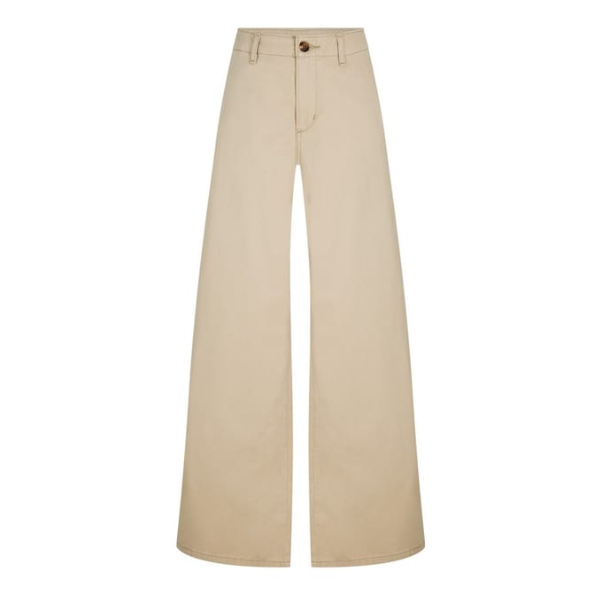 Levis Dames Big Yikes Wijdvallende Chino's (Safari)