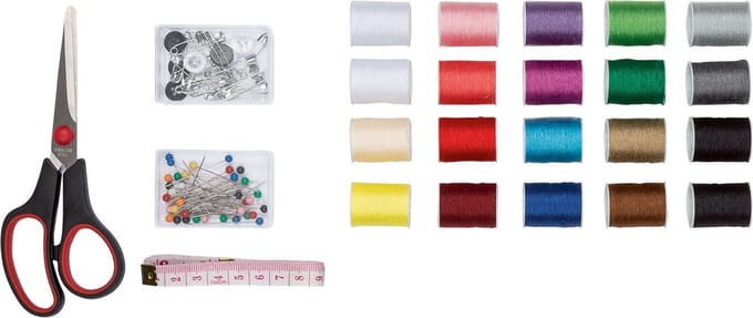 Crelando Starterset naaiaccessoires 90-delig incl opbergdoosje