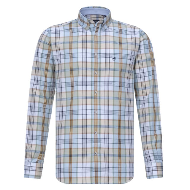 Campbell Casual overhemd met lange mouwen