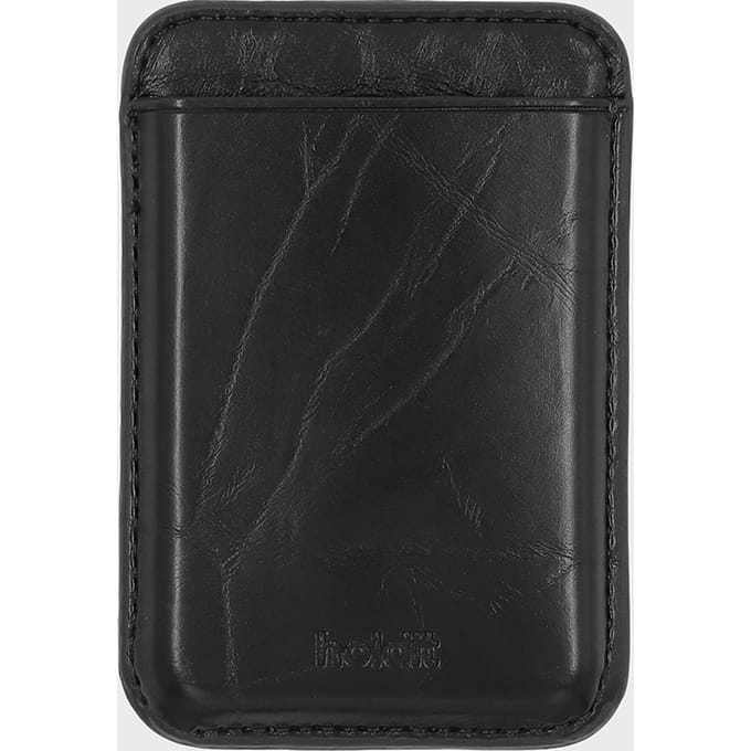 Black Crinkle Card Holder Magsafe Compatible