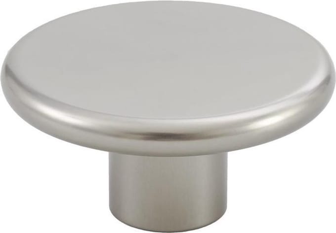 Hermeta meubelknop - aluminium mat - ø50 mm - tapgat M4 -3755-11e