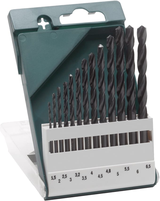 Bosch - 13-delige metaalborenset HSS-R, DIN 338