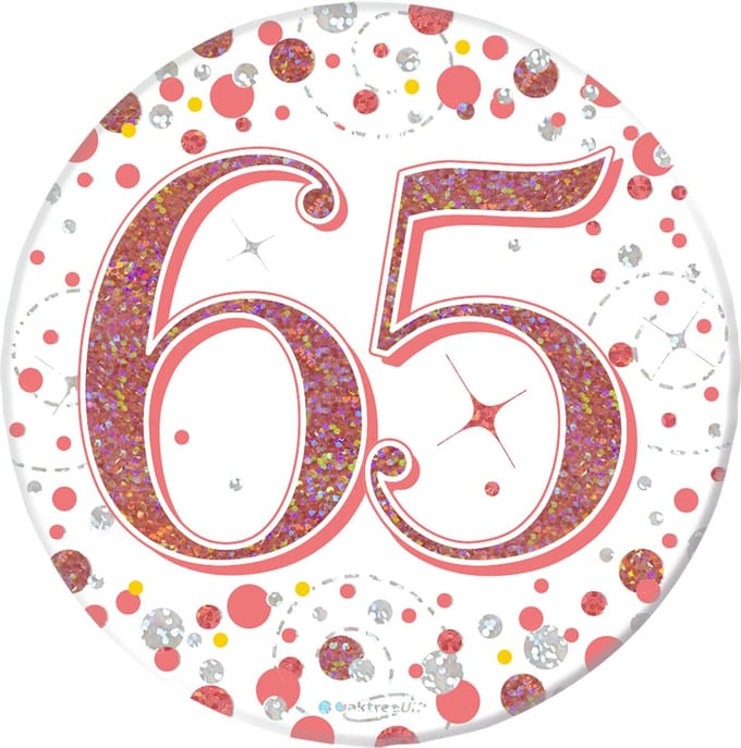 Oaktree - Button Rose Gold (65 jaar)