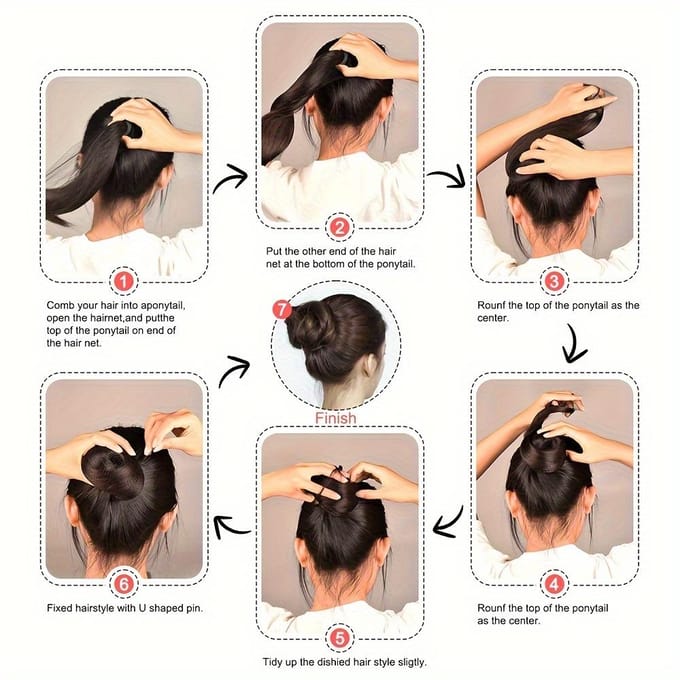 10 STUKS Haarnetjes Elasticiteit Onzichtbaar Elastisch Mesh Haarknotnet Voor Slapen Vrouwen Pruiken 10pcs gray