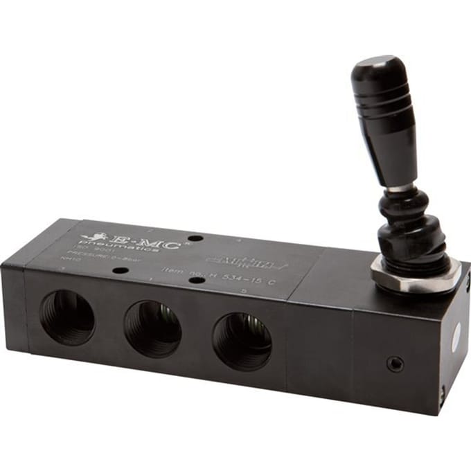 5/3 G1/2 '' Middendruk Handbediend Hefboom Ventiel 0-8bar/0-112psi E.MC