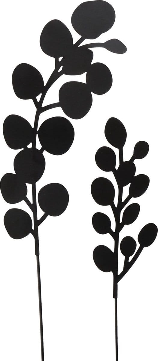 Boltze Home tuinsteker Calypso zwart metaal decoratie tuin.