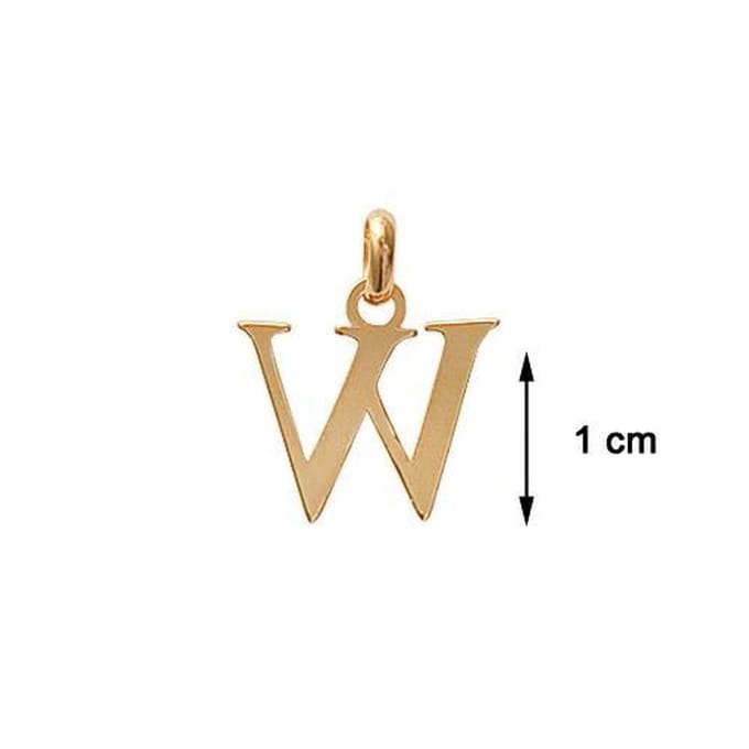 Blinx Jewels Vergulden Hanger Letter W