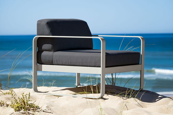 Fermob BELLEVIE fauteuil - A5 leemgrijs - A3 grafietgrijs