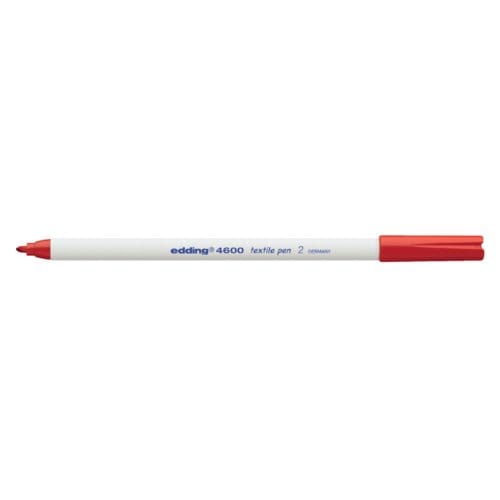 Textielmarker edding 4600 rond 1mm rood