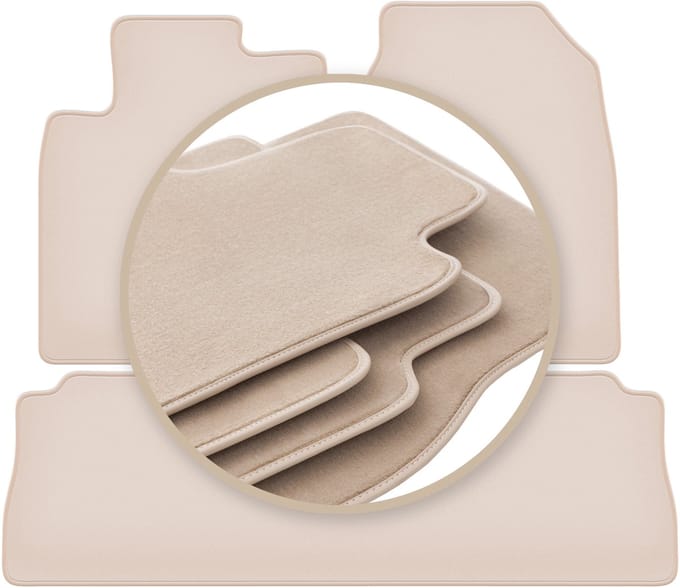 PREMIUM beige vloermatten voor: Chevrolet Captiva SUV 2006-2017