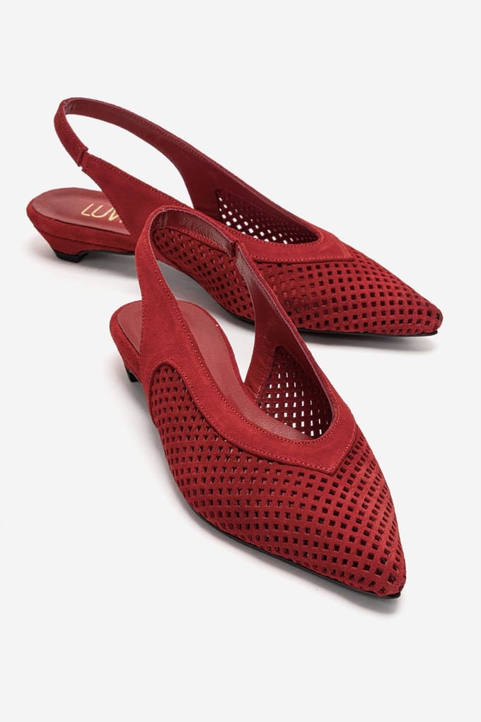 Lieve Leren Slingback Pump (Dames)