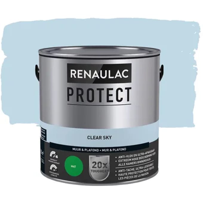 Renaulac Protect Muurverf - Mat - Clear Sky - 2,5l