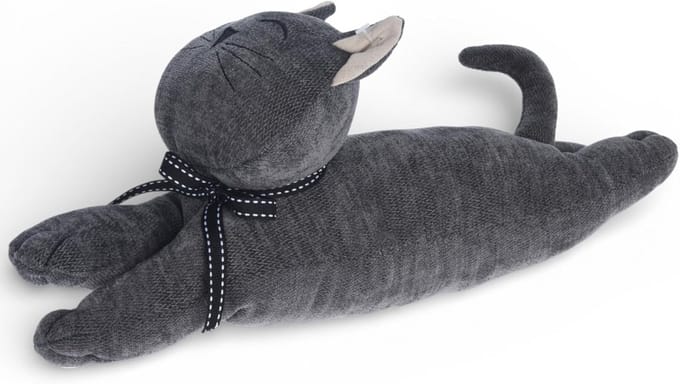 Zware Pluche Deurstopper in Dierdesign, 1 kg Kattenvorm