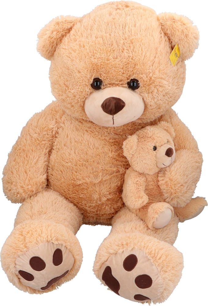 Sunkid Plush teddy & baby 130cm - Compact formaat