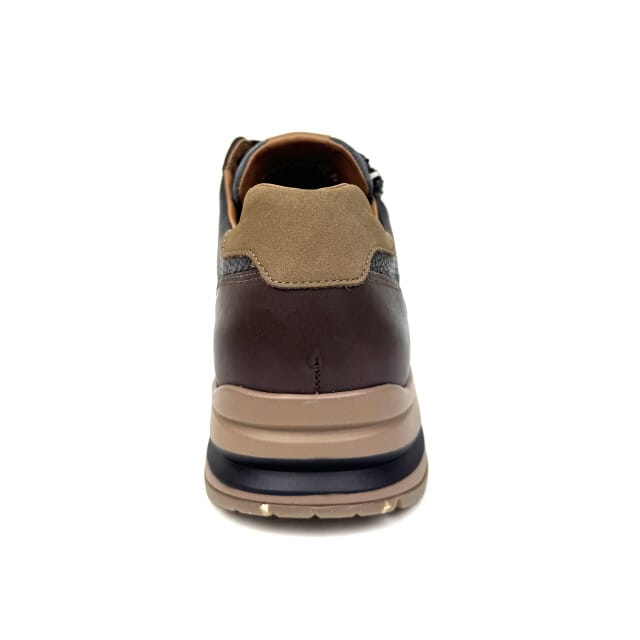 Heren Veterschoenen Mephisto Bardley Dark Brown Donkerbruin - Maat 43