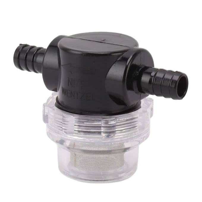 Waterpomp Zeef ABS G1/4 Pomp Draai-op Zeef Irrigatie Pijpleiding Filter voor RV Marine Boot