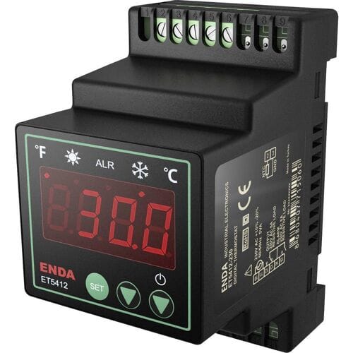 Enda Tweestandenregelaar Temperatuurregelaar NTC -60 tot 150 °C (l x b x h) 68 x 54 x 94 mm