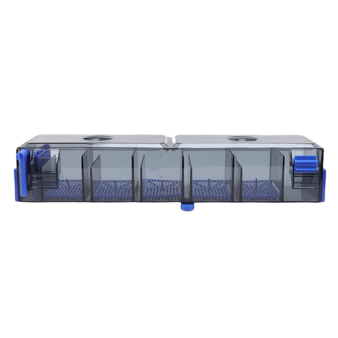Hangend aquariumfilter met progressieve filtering, hangend waterval-zuurstoffilter voor aquariums tot 130 liter, EU-stekker 220V gray