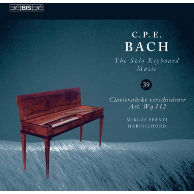 Miklós Spányi - C.P.E. Bach: Clavierstücke verschiedener Art, Wq 112 (CD)
