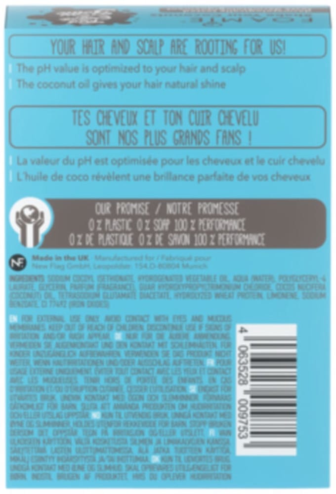 Foamie - Shampoo Bar Shake Your Coconuts (Normaal Haar) - 3 x 1 stuk - Voordeelverpakking