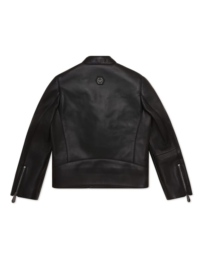 Nappa Leather Biker Jacket