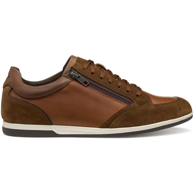 GEOX RENAN HEREN Sneakers - COGNAC - Maat 42