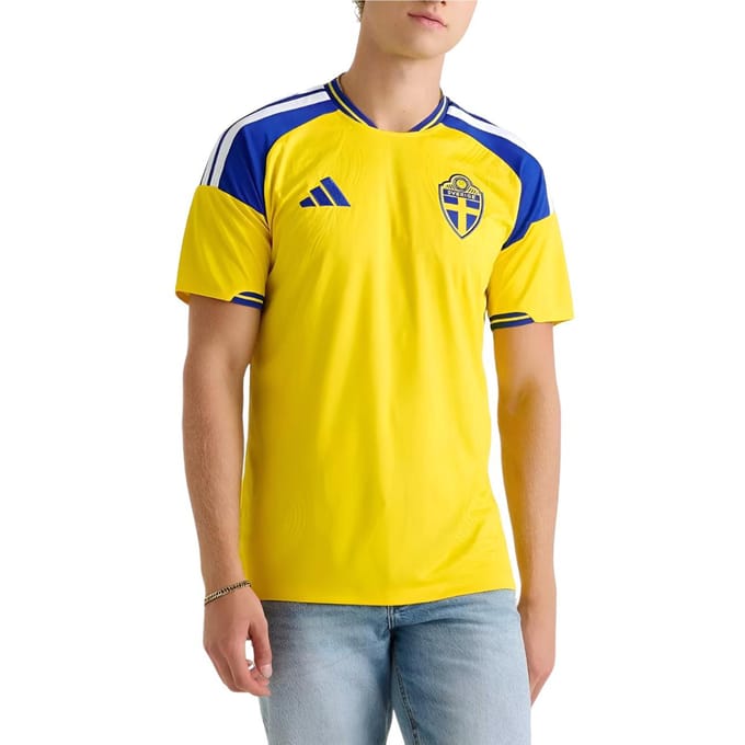 Adidas Sweden Truien/Replica's Heren - Geel - Maat L - Poly Mesh